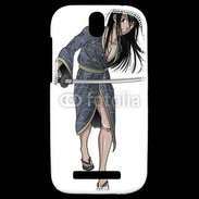 Coque HTC One SV Samouraï