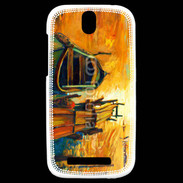 Coque HTC One SV Peinture de bateau