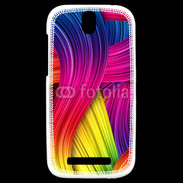 Coque HTC One SV Fibres de couleur