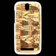 Coque HTC One SV Peinture Papyrus Egypte