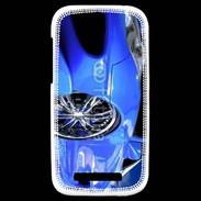 Coque HTC One SV Speedster tuning bleu