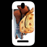 Coque HTC One SV Paire de santiag 2