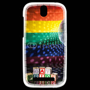 Coque HTC One SV Gay Pride 2