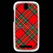 Coque HTC One SV Fond tissus écossais