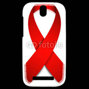 Coque HTC One SV Ruban contre le sida