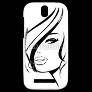 Coque HTC One SV Coiffure