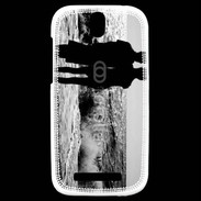 Coque HTC One SV Plage romantique 5