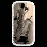 Coque HTC One SV Avion d'autrefois 