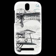 Coque HTC One SV Vintage Aircraft