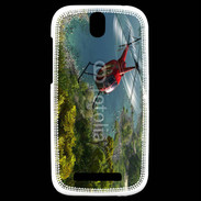 Coque HTC One SV Hélicoptère R44