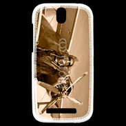 Coque HTC One SV Femme pilote d'avion