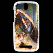 Coque HTC One SV Tatouage homme sexy