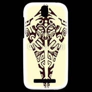 Coque HTC One SV Tatouage Maori 6