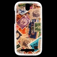 Coque HTC One SV Timbres USA