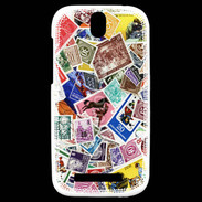Coque HTC One SV Variété de timbres