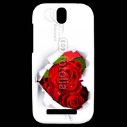 Coque HTC One SV Rose forever
