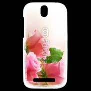 Coque HTC One SV Belle rose 2