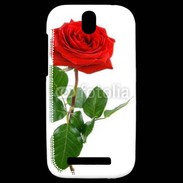 Coque HTC One SV Rose rouge 2