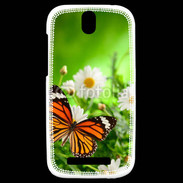 Coque HTC One SV Papillon dans la nature