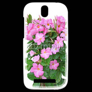 Coque HTC One SV Fleurs Dipladénia