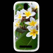 Coque HTC One SV Fleurs Frangipane 2