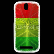 Coque HTC One SV Feuille rasta