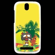 Coque HTC One SV Rasta attitude
