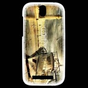 Coque HTC One SV Phare et bateau Vintage