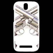 Coque HTC One SV Double revolver