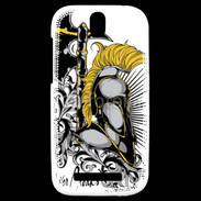 Coque HTC One SV Hache et Casque