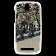 Coque HTC One SV Marche de soldats