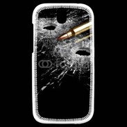 Coque HTC One SV Impacte de balle dans une vitre