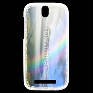 Coque HTC One SV Arc en ciel à la montagne