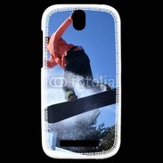 Coque HTC One SV Saut en Snowboard