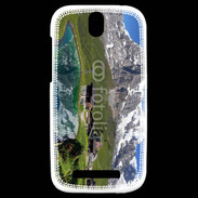 Coque HTC One SV Montagne Suisse 