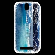 Coque HTC One SV Iceberg en montagne