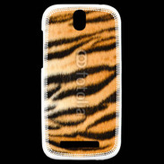 Coque HTC One SV Peau de tigre