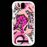 Coque HTC One SV Corset glamour
