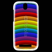 Coque HTC One SV Effet Raimbow