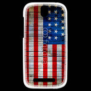 Coque HTC One SV Drapeau USA Vintage