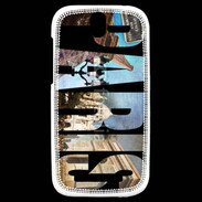 Coque HTC One SV Paris en lettres