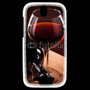 Coque HTC One SV Verre de vin rouge