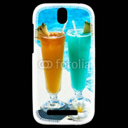 Coque HTC One SV Cocktail piscine