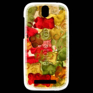 Coque HTC One SV Bonbon nounours