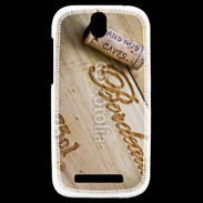 Coque HTC One SV Bouchon de bouteille de vin Bordeaux