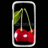 Coque HTC One SV Couple de cerises