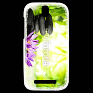 Coque HTC One SV Fleur de lotus