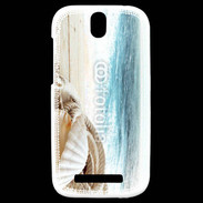 Coque HTC One SV Perle et mer