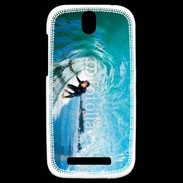 Coque HTC One SV Surfeur dans un tube