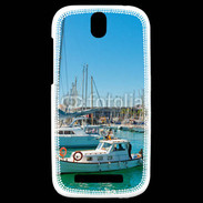 Coque HTC One SV Bateau au port 3